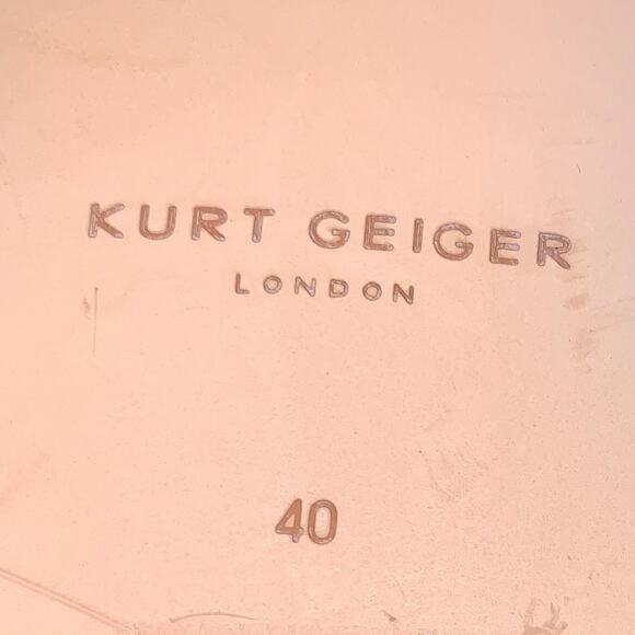 Kurt Geiger Womens Slides Slip On Shoes Size 40 9 US Brown Resort Vacation Flats - Picture 7 of 7